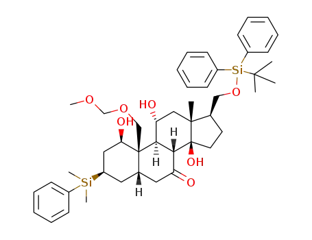 C<sub>46</sub>H<sub>64</sub>O<sub>7</sub>Si<sub>2</sub>