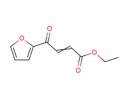Molecular Structure of 861251-81-2 (4-furan-2-yl-4-oxo-but-2-enoic acid ethyl ester)
