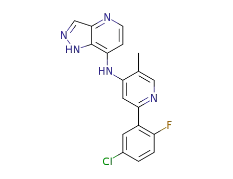 N-(2-(5-chloro-2-fluorophenyl)-5-methylpyridin-4-yl)-1H-pyrazolo[4,3-b]pyridin-7-amine