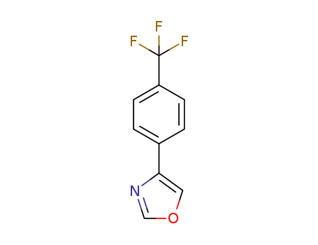 Molecular Structure of 1126636-40-5 (Oxazole, 4-[4-(trifluoromethyl)phenyl]-)