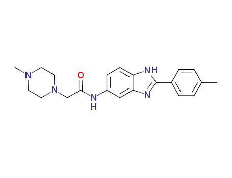 2-(4-methylpiperazin-1-yl)-N-(2-p-tolyl-1H-benzo[d]imidazol-5-yl)acetamide
