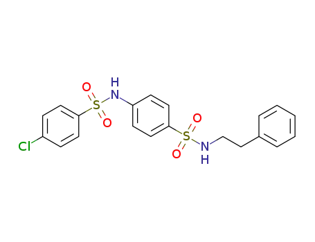4-클로로-N-(4-(N-페네틸설파모일)페닐)벤젠설폰아미드