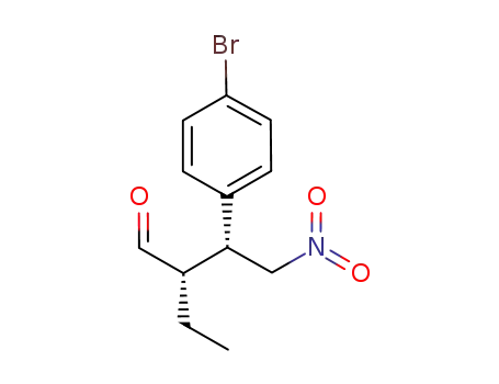 (2S,3R)-2-ethyl-4-nitro-3-(4-bromophenyl)butyraldehyde