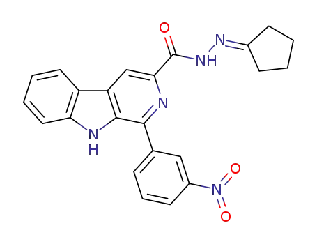 N'-cyclopentylidene-1-(3-nitrophenyl)-β-carboline-3-carbohydrazide