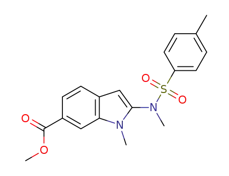 methyl 2-[(N,4-dimethylphenyl)sulfonamido]-1-methyl-1H-indole-6-carboxylate