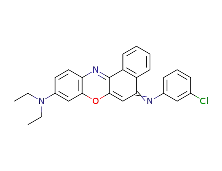 5-((3-chlorophenyl)imino)-N,N-diethyl-5H-benzo[a]phenoxazin-9-amine