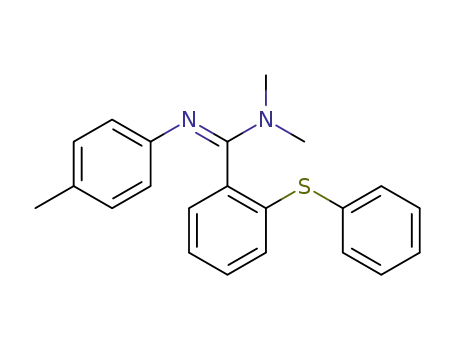 N,N-dimethyl-2-phenylsulfanyl-N'-p-tolyl-benzamidine