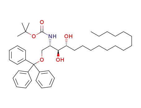 tert-butyl ((2S,3S,4R)-3,4-dihydroxy-1-(trityloxy)octadecan-2-yl)carbamate