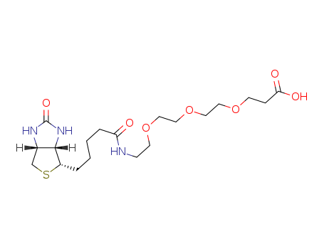 18-[(3aS,4S,6aR)-Hexahydro-2-oxo-1H-thieno[3,4-d]imidazol-4-yl]-14-oxo-4,7,10-trioxa-13-azaoctadecanoic acid