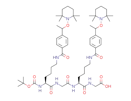 Boc-bis[Lys(4-[1-{2,2,6,6-tetramethylpiperidin-1-yloxy}ethyl]benzoyl)-Gly]-OH