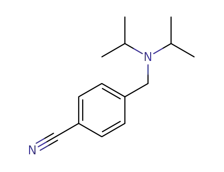 Molecular Structure of 1226917-11-8 (4-[(diisopropylamino)methyl]benzonitrile)