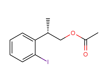 (S)-2-(2-iodophenyl)propan-1-ol acetate
