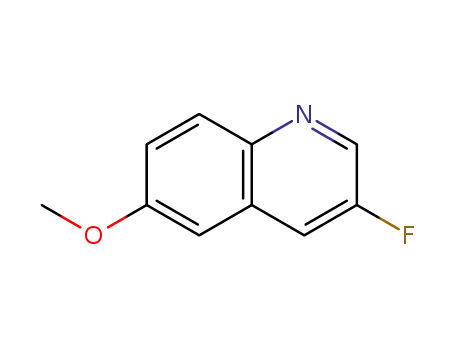 Molecular Structure of 426842-85-5 (3-fluoro-6-methoxyquinoline)