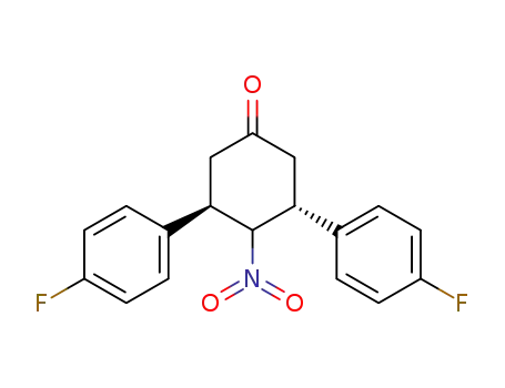 4-nitro-3,5-di(4-fluorophenyl) cyclohexanone