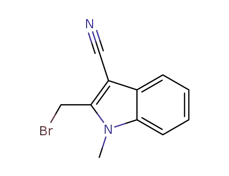 2-(broMoMethyl)-1-Methyl-1H-indole-3-carbonitrile