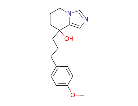 8-[3-(4-methoxyphenyl)propyl]-5,6,7,8-tetrahydroimidazo[1,5-a]pyridin-8-ol