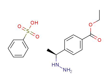 (S)-4-(1-히드라지닐에틸)벤조산 에틸 에스테르 벤젠술포네이트