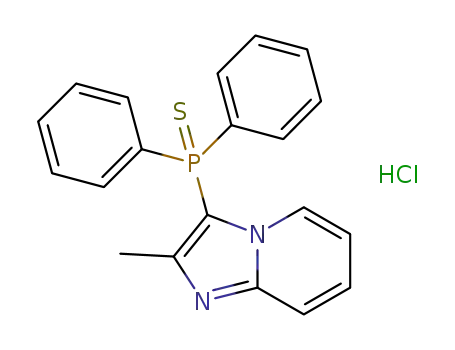 3-(diphenylphosphorothioyl)-2-methylimidazo[1,2-a]pyridine hydrochloride