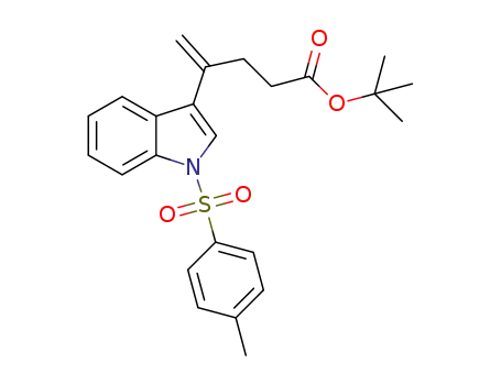 tert-butyl 4-(1-tosyl-1H-indol-3-yl)pent-4-enoate