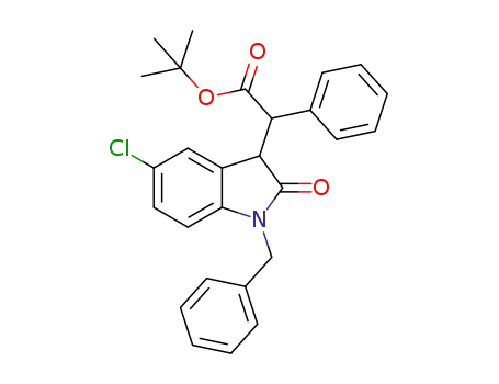 tert-butyl 2-(1-benzyl-5-chloro-2-oxoindolin-3-yl)-2-phenylacetate