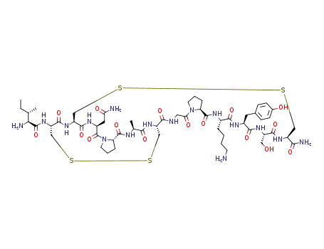Molecular Structure of 133605-58-0 (see R-Conotoxin S I )