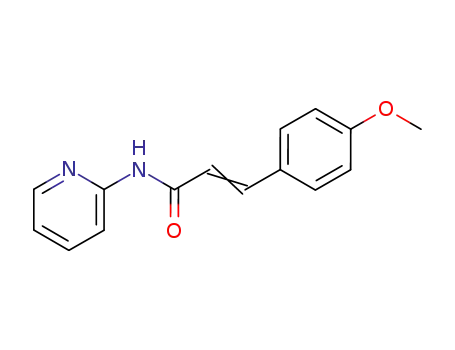 Molecular Structure of 146425-56-1 (3-(4-methoxyphenyl)-N-(pyridine-2-yl)acrylamide)