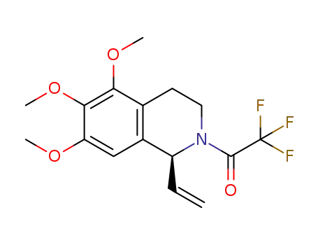 (S)-1-ethenyl-2-trifluoroacetyl-5,6,7-trimethoxy-1,2,3,4-tetrahydroisoquinoline