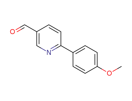 Molecular Structure of 834884-62-7 (6-(4-METHOXY-PHENYL)-PYRIDINE-3-CARBALDEHYDE)