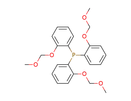 Molecular Structure of 124629-80-7 (Phosphine, tris[2-(methoxymethoxy)phenyl]-)