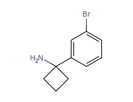 Molecular Structure of 1098349-39-3 (1-(3-Bromophenyl)cyclobutanamine)