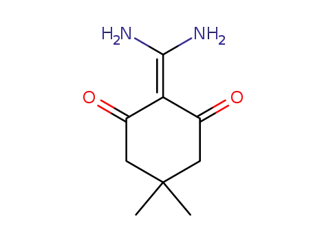 Molecular Structure of 384811-20-5 (1,3-Cyclohexanedione,2-(diaminomethylene)-5,5-dimethyl-(9CI))