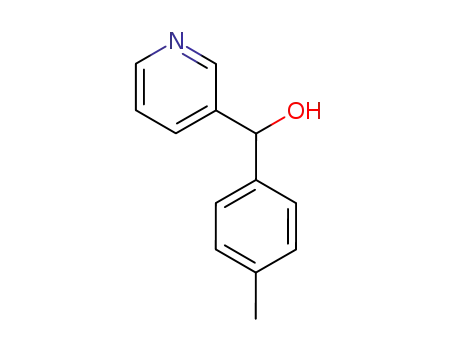 Molecular Structure of 63065-71-4 (3-Pyridinemethanol, a-(4-methylphenyl)-)