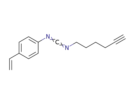 N-(4-ethenylphenyl)-N'-hex-5-yn-1-ylcarbodiimide
