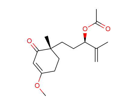 (R)-5-((R)-4-methoxy-1-methyl-2-oxocyclohex-3-enyl)-2-methylpent-1-en-3-yl acetate