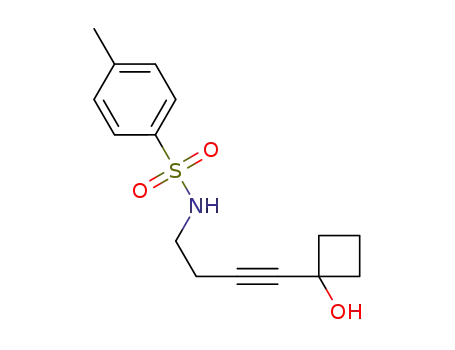 N-(4-(1-hydroxycyclobutyl)but-3-yn-1-yl)-4-methylbenzenesulfonamide