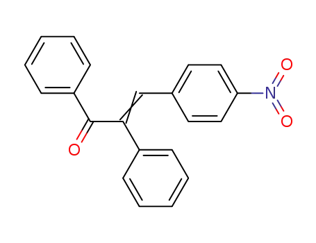 Molecular Structure of 34236-64-1 ((2Z)-3-(4-nitrophenyl)-1,2-diphenylprop-2-en-1-one)
