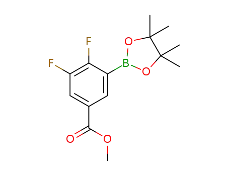 2,3- 디 플루오로 -5- (메 톡시 카르 보닐) 페닐 보론 산, 피나 콜 에스테르