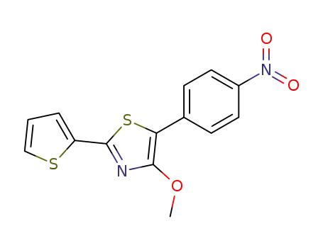 4-methoxy-5-(4-nitrophenyl)-2-(thiophen-2-yl)thizaole