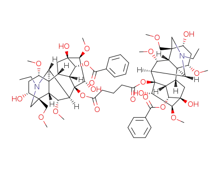 bis[O-(14-benzoylaconin-8-yl)] glutarate