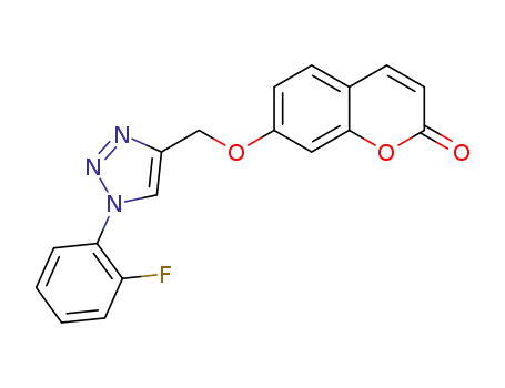 7-((1-(2-fluorophenyl)-1H-1,2,3-triazol-4-yl)methoxy)-2H-chromen-2-one