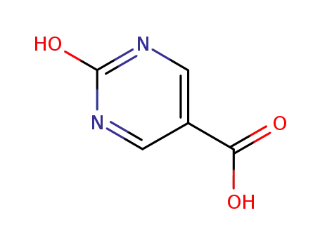 Molecular Structure of 38324-83-3 (2-HYDROXYPYRIMIDINE-5-CARBOXYLIC ACID)
