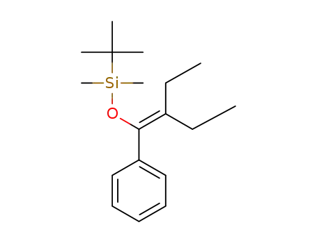 2-ethyl-1-phenylbut-1-enyl t-butyldimethylsilyl ether
