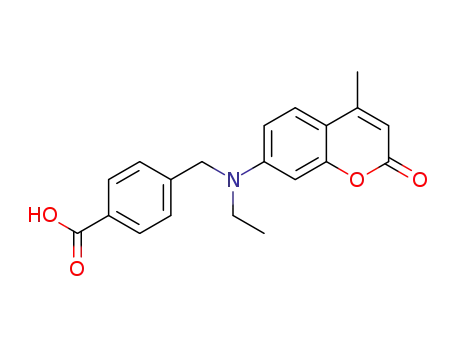 4-{[ethyl-(4-methylcoumarin-7-yl)amino]methyl}benzoic acid