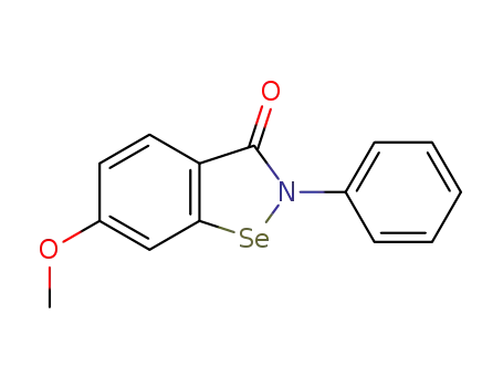 1,2-Benzisoselenazol-3(2H)-one, 6-methoxy-2-phenyl-