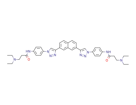 Molecular Structure of 1400645-96-6 (C<sub>40</sub>H<sub>46</sub>N<sub>10</sub>O<sub>2</sub>)