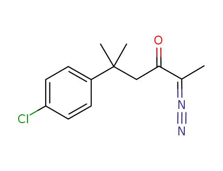 2-diazo-5-methyl-5-(4′-chlorophenyl)hexan-3-one