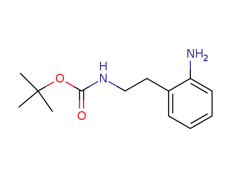 Molecular Structure of 180147-34-6 ([2-(2-AMINO-PHENYL)-ETHYL]-CARBAMIC ACID TERT-BUTYL ESTER)