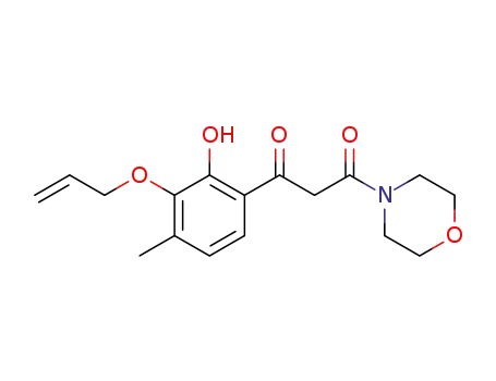 1-(3-(allyloxy)-2-hydroxy-4-methylphenyl)-3-morpholinopropane-1,3-dione