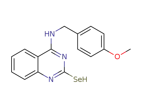 2-hydroseleno-4-(4'-methoxybenzyl)aminoquinazoline