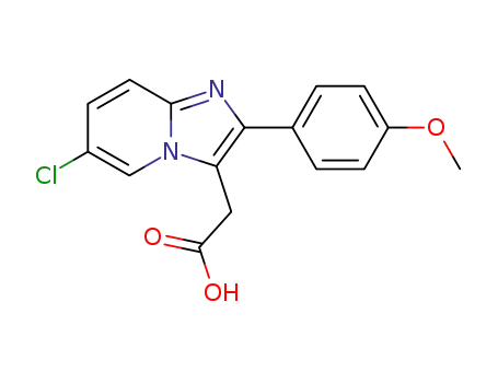 [6-chloro-2-(4-methoxy-phenyl)-imidazo[1,2-<i>a</i>]pyridin-3-yl]-acetic acid